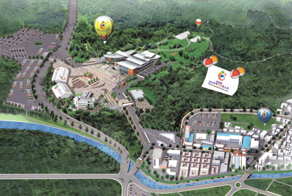 2006인삼엑스포가 열릴 행사장 조감도